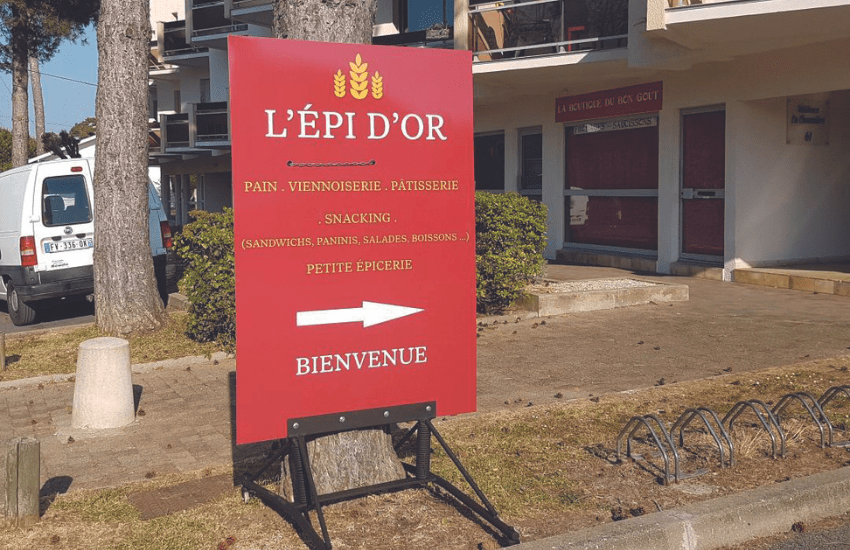 Photo d'un chevalet sur pieds